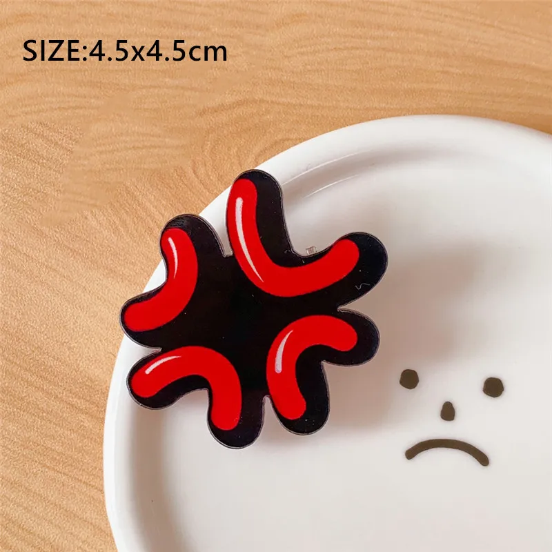 Épingle à cheveux goutte d'eau, pinces à cheveux faites à la main pour produits finis, pince à sueur, pince latérale amusante, vente en gros