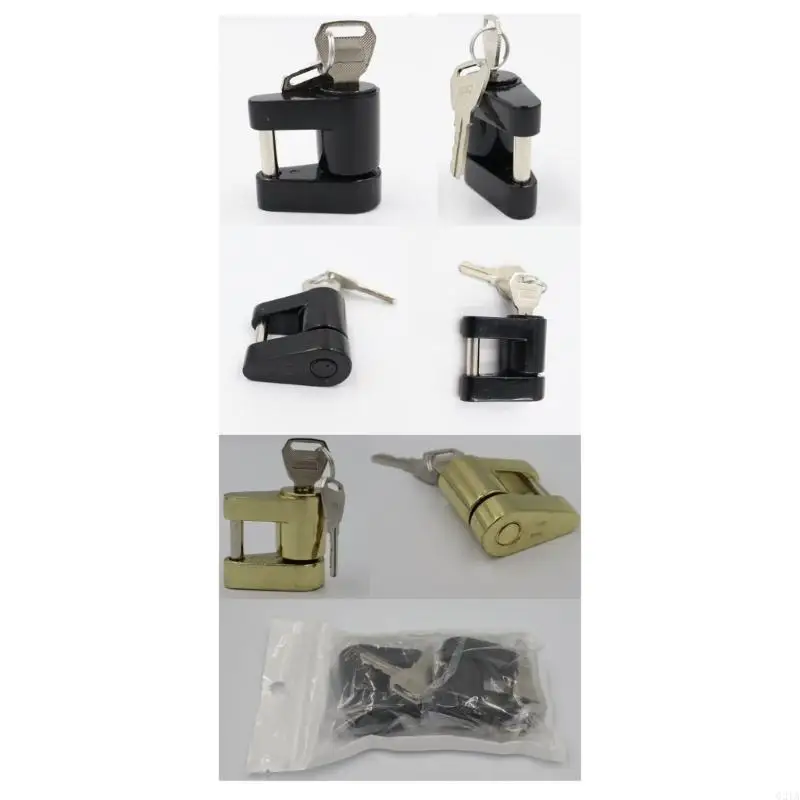 

Set Of Two 1/4 Inch Trailer Security Locks Black Finish Weather Resistant
