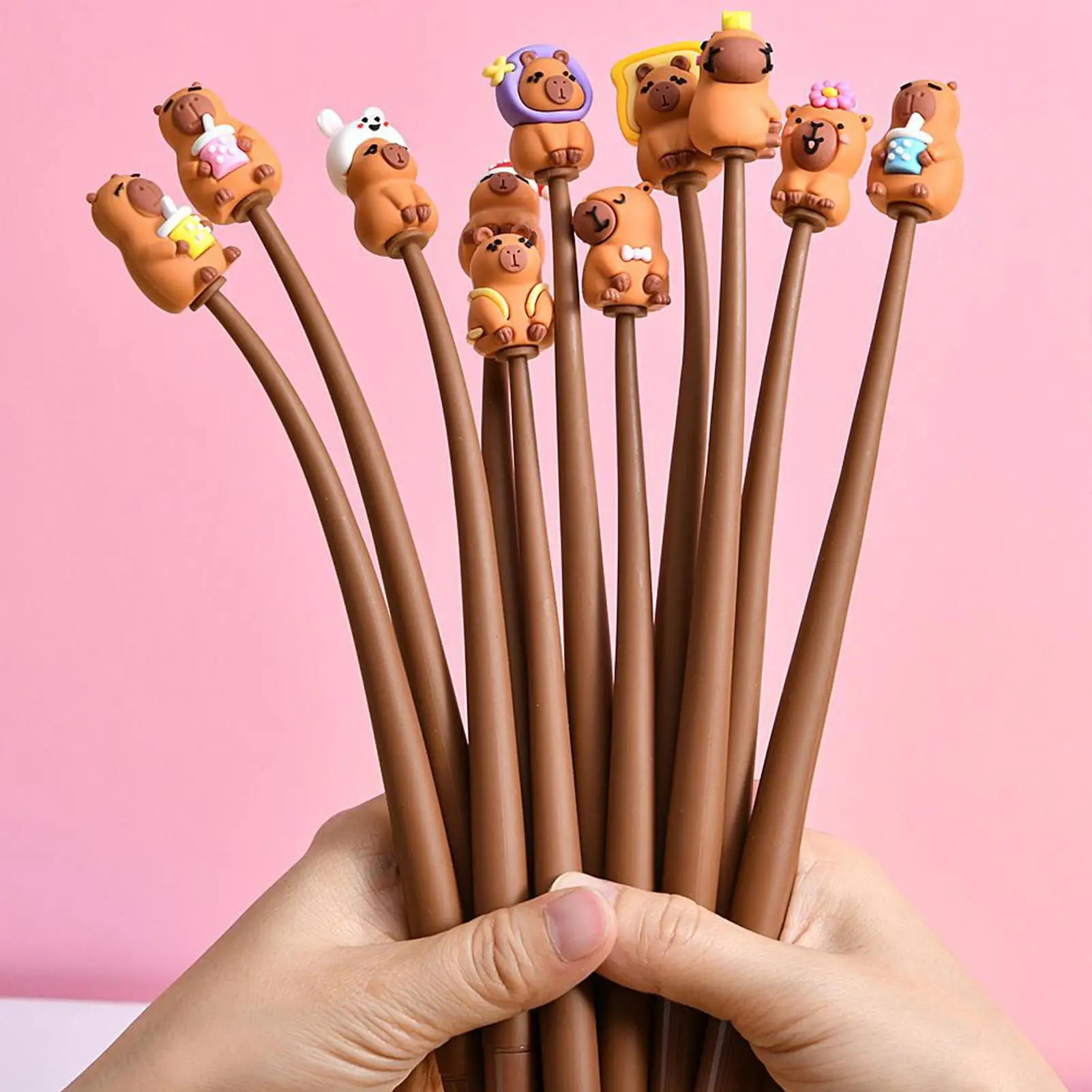 

Fun Pens 48 Pieces Capybara Shaking Pens For Students 0.5mm Pencils Fidget Toy For Student Note Taking Work School Teacher