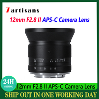 7artisans 12mm F2.8 II Cameras Lens APS-C Manual Focus Lens For Sony E Fuji XF Canon EOS-M/RF Nikon Z M4/3 Mount Cameras