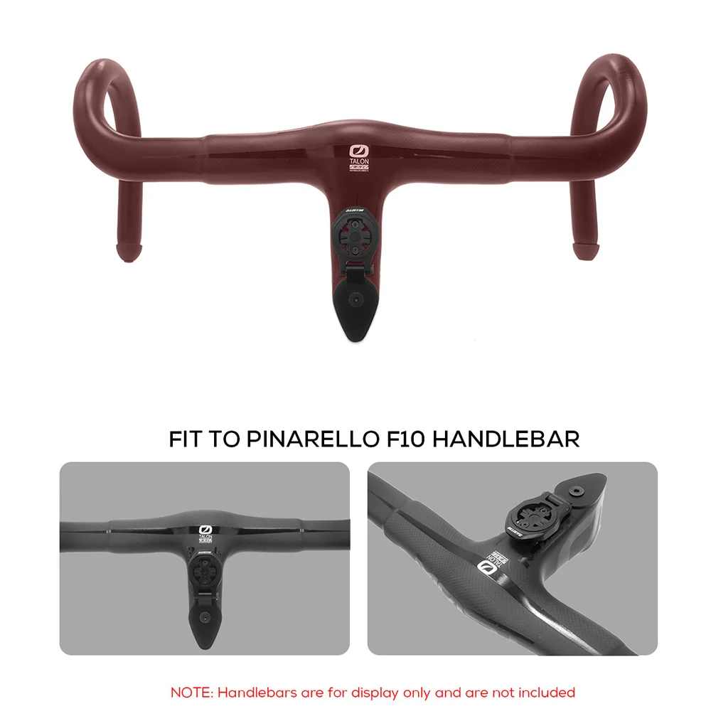 Para Pinarello Dogma F12/ Dogma F/ Dogma F10 Suporte de computador com guiador integrado compatível com GPS/Garmin/Bryton/Wahoo Alumínio
