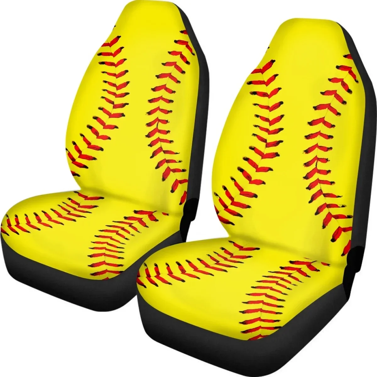 Car Accessories Yellow Rugby Design Comfortable Automobile Seats Protector for Car Non-skid Vehicle Seat Cushion Seat Protector