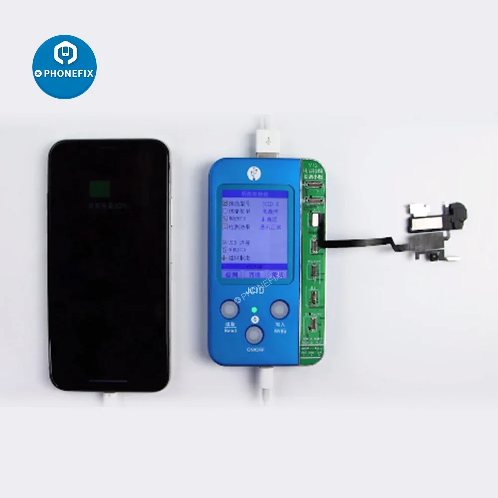 JC distanza riparazione fotosensibile ricevitore FPC cavo flessibile per iPhone X-14PM Face ID riparazione Truetone senza ricevitore originale