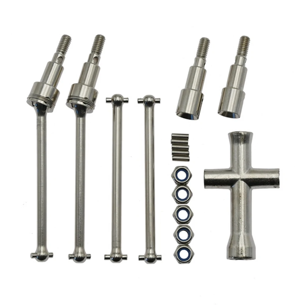 Lo-ok عمود محرك أمامي وخلفي معدني CVD لـ SCY 16101 16102 16103 16201 Pro 1/16 قطع غيار سيارات RC بدون فرش