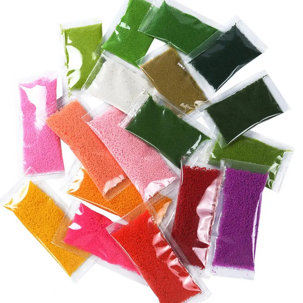 5 جرام مسحوق شجرة العشب خالي من الرائحة وغير حساسية صديق للبيئة سهل التشغيل مسحوق رمل عشب ثابت يتدفقون لنموذج البناء #2