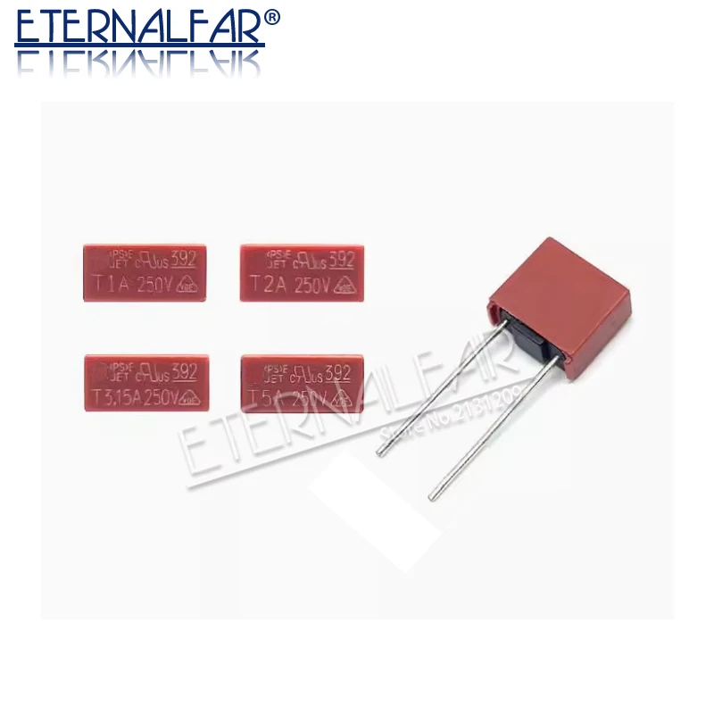 사각형 퓨즈 T50MA T500MA T1A T2.5A T3.15A T4A T5A T6.3A T8A T10A 250V 392 플라스틱 T2A LCD TV 전원 보드 일반적으로 정수기