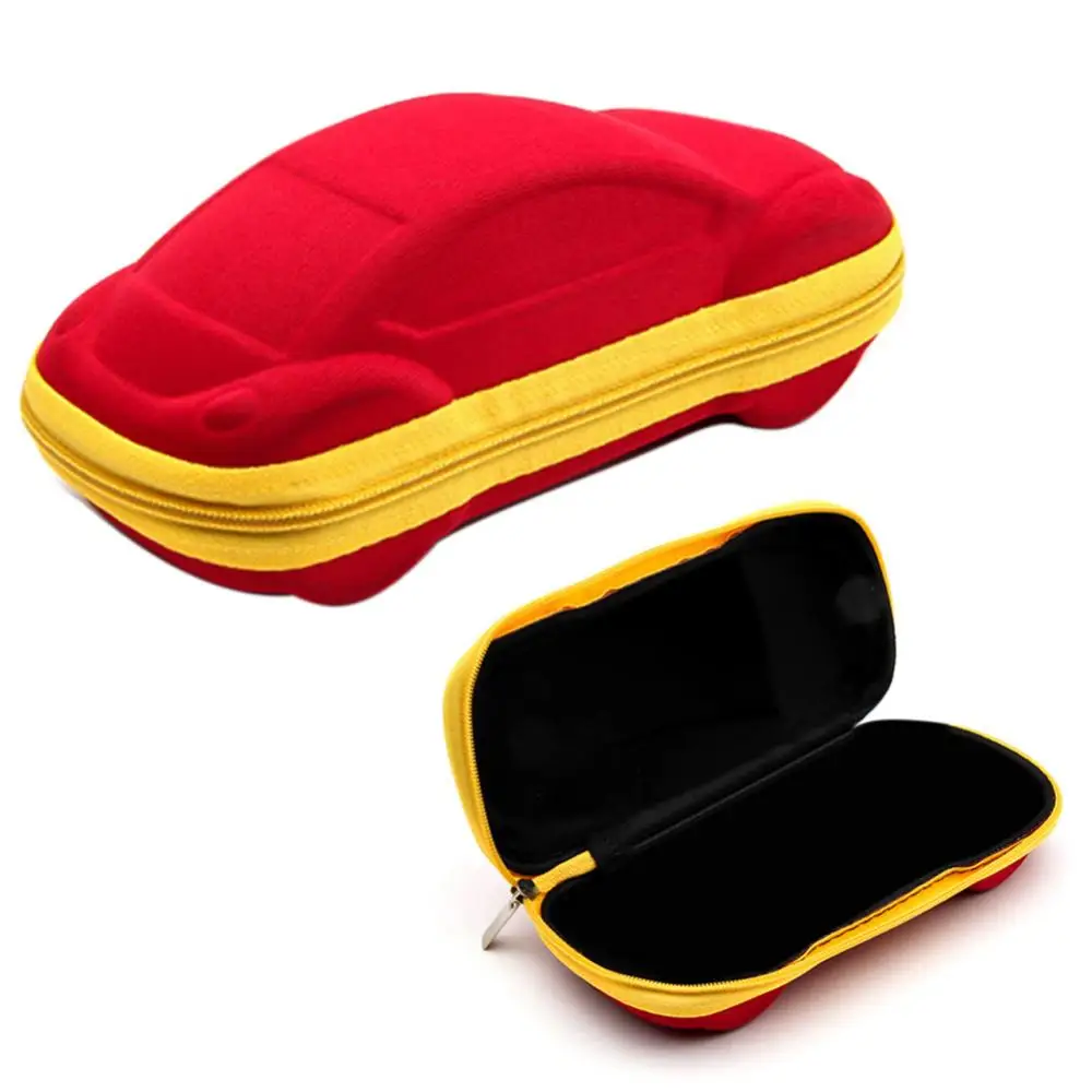 1pc Kids Glasses Case Cute Car Shaped Box Strage Bag Cases Kids Sunglasses Cases Automobile Shape Eyewear Cases чехол для очков