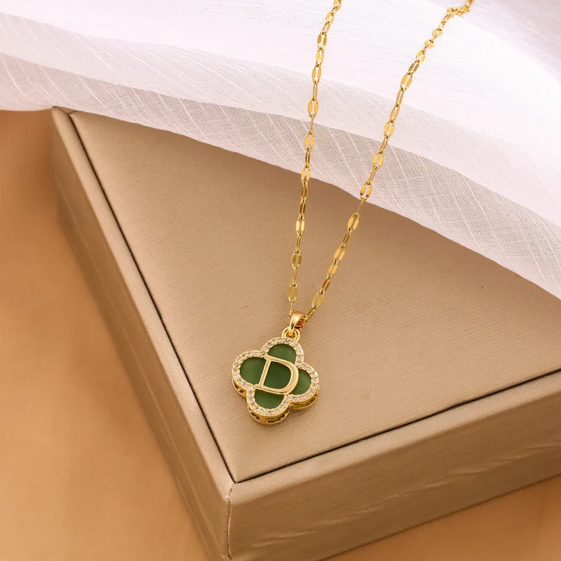 

The 2025 new trendy DIY accessory A new women's inS-style niche design natural necklace set with diamonds 6546563