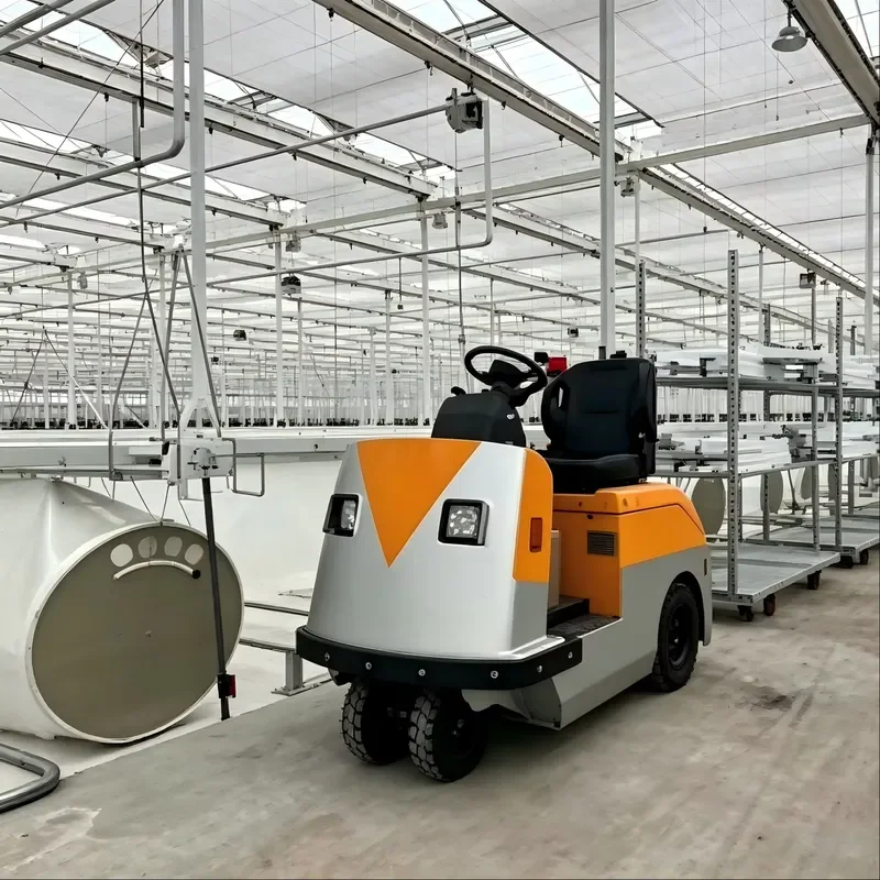 2026 ELT-B Industrial 24V Power Electric Tow Tractor Heavy Towing Precision Greenhouse Farming Electric Tow Tractor