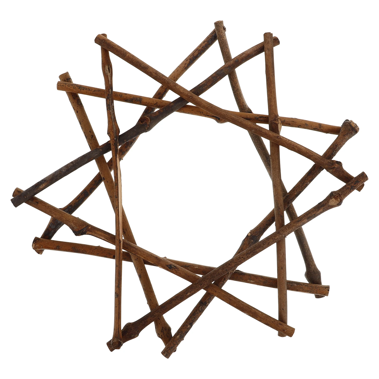 

2pcs Hanukkah Wall Decor Star Vine Frame Pendant Holiday Party Outdoor Indoor Decorations Mall Window Kindergarten Chanukah