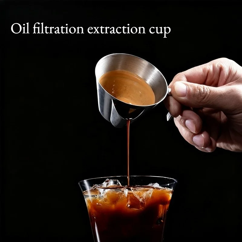 1PC Stainless Steel Espresso Crema Filter Shot Cup Home Barista Coffee Brewing Tool