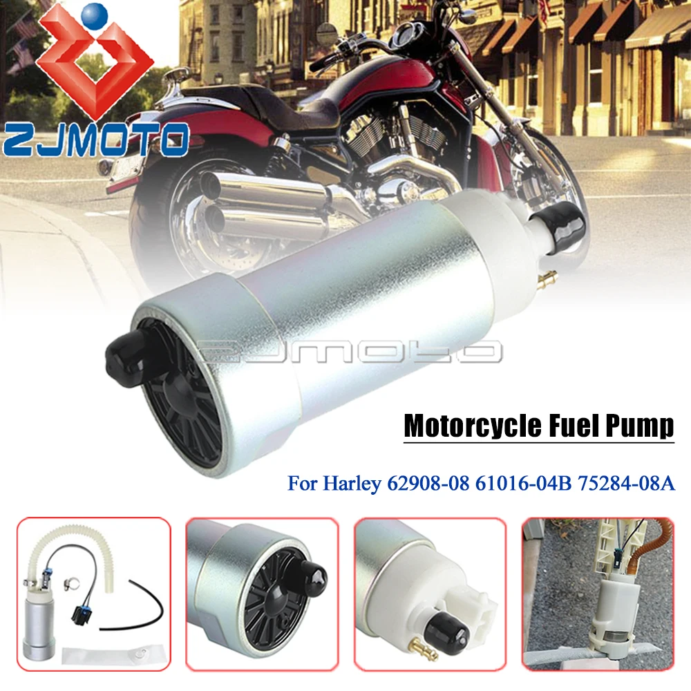 62908-08 75284-08A Fuel Gas Petrol Pump For Harley Road King Street Electra Glide Softail FXS Dyna VRSCF EFI Fuel Pump 61016-04B