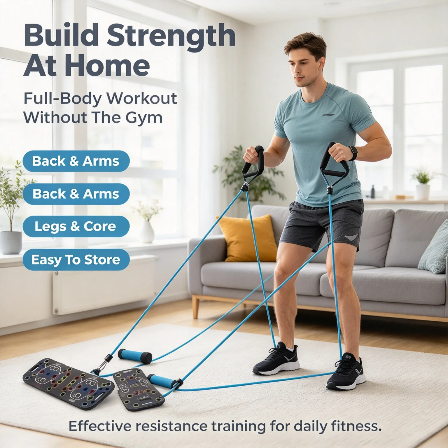 Multifunctional Push‑Up Board - Push Up Board Foldable Multi Function recension och pris