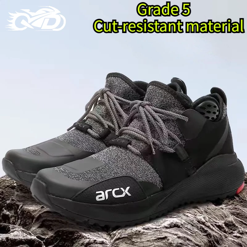 

ARCX-L60644 Летняя легкая мужская обувь для верховой езды на мотоцикле — дышащая дорожная экипировка с защитой от скольжения