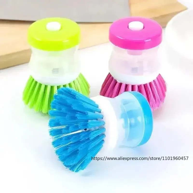 3pcs Add Liquid Washing Pot Artifact Supplies Stove Household Bristle Cleaning Small Brush Brushes Kitchen Accessories Cleaner