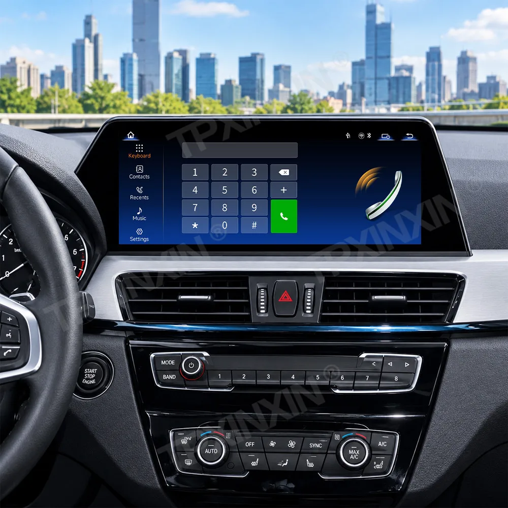 Blade Screen Linux System Car Radio For BMW X1 F48 F49 2016 2017 Wireless CarPlay Android Auto GPS Navigation Multimedia Player