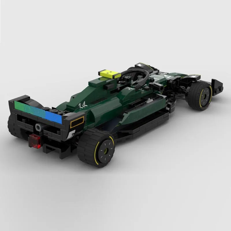 Nowy Testarossa MOC- 142262   SuperAMR23 Team Stake SuperRace Model samochodu Zestaw do budowania Creators Block Bricks Zabawki dla dzieci Prezenty urodzinowe