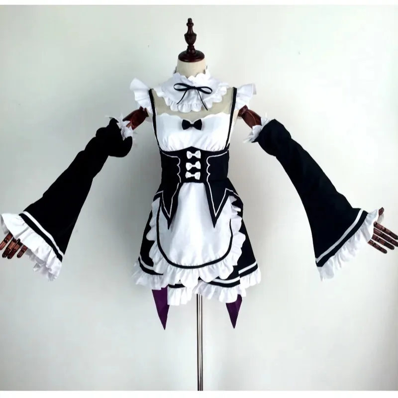 ❤ ❤ 2025 Anime Re:Zero kara Hajimeru Isekai Seikatsu Ram Rem Cosplay vestido Re Life en un mundo diferente Sexy sirvienta francesa Se nuevo ★ ☆