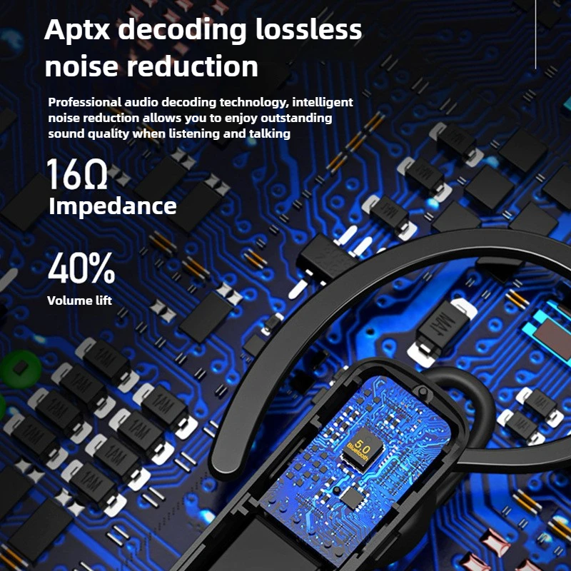 Remax TWS 5.0 ワイヤレスステレオスポーツ Bluetooth イヤホン HIFI サウンド耳掛けノイズリダクションハンズフリーロングスタンバイ