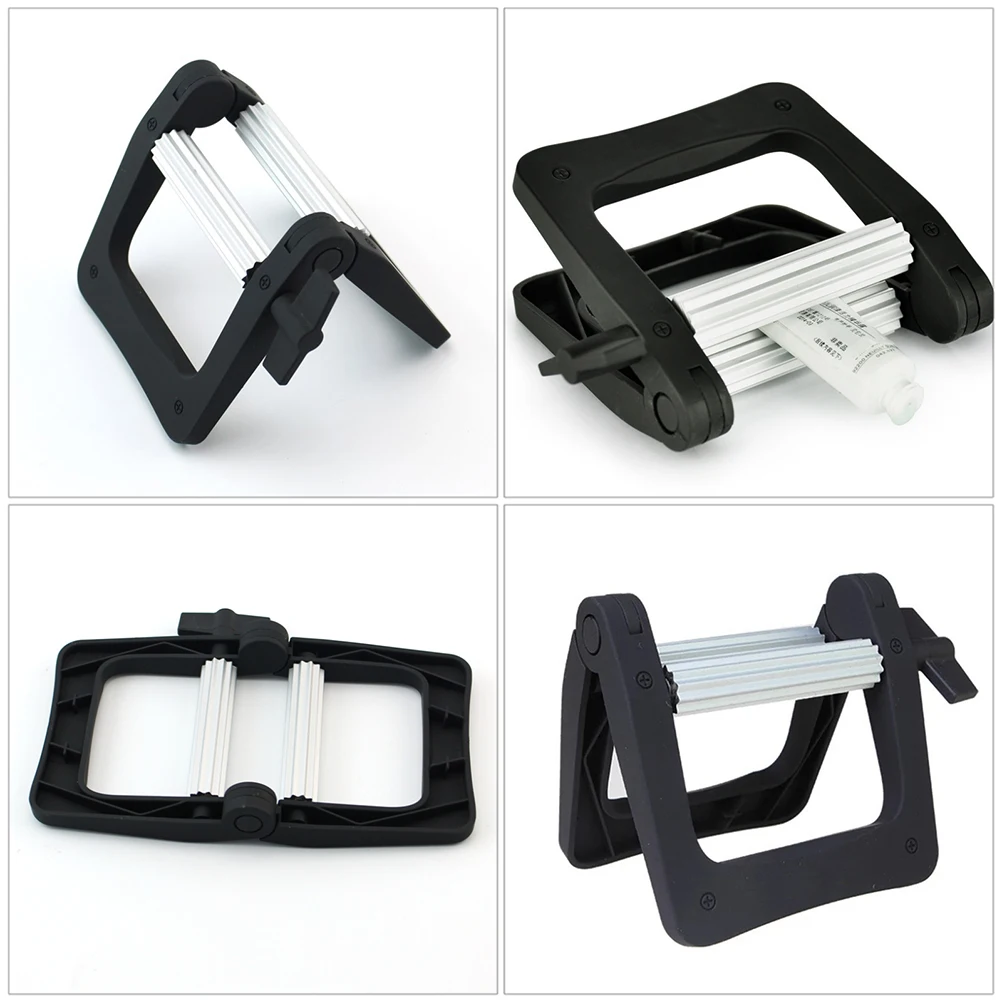 

1pc Aluminum Alloy Toothpaste Roller Crimp Black Durable Small Size for Hairdressing Facial Cleanser Dispenser Metal Rolling