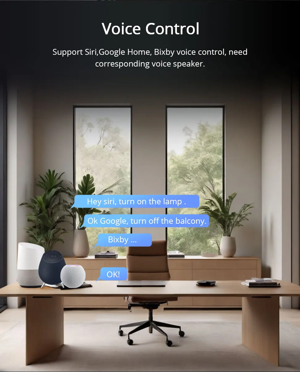 Zemismart Matter WIFi EU DIY Namensschalter mit Bildschirmunterstützung Homekit Google Home Smartthings Home Assistant Control – Detail 8