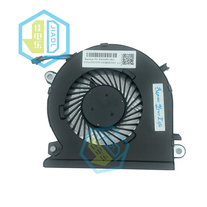 Laptop CPU Cooling Fan Notebook pc parts Cooler for HP Pavilion 15-CB 15-CB073TX TPN-Q193 930589-001 Computer Radiator fans New