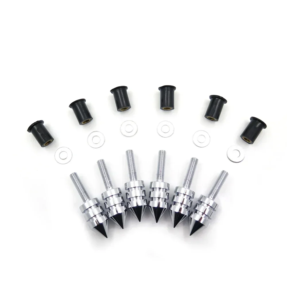 

Motorcycle Spiral Windshield Bolt Screws for Kawasaki ZX-10R ZX-6R ZX-14RR ZZR 1400