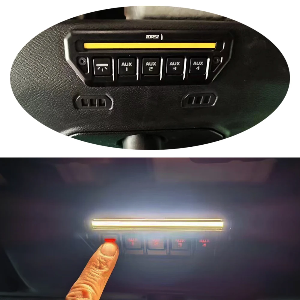 Lantsun JL1309 Interior Integrated Switch Combination with Front Lighting for Jeep for Wrangler JL/JT
