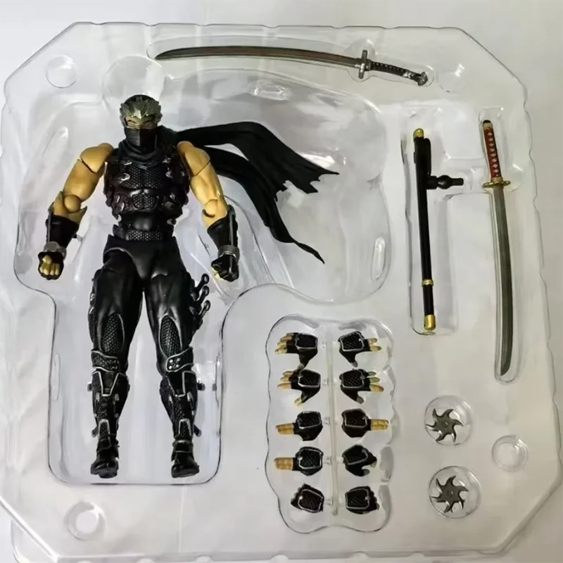 Kaiyodo متوفر في المخزون Yamaguchi Ninja أنيمي تمثال Gaiden Ryu Hayabusa مفصلية المفاصل المنقولة عمل نموذج لجسم تمثال #2