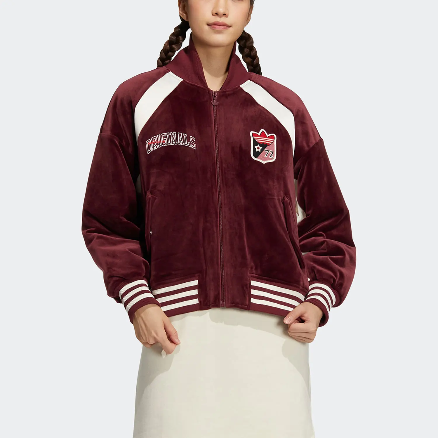 

adidas genuine 2023 Trefoil New Women's Thermal Sport Jacket HY4180