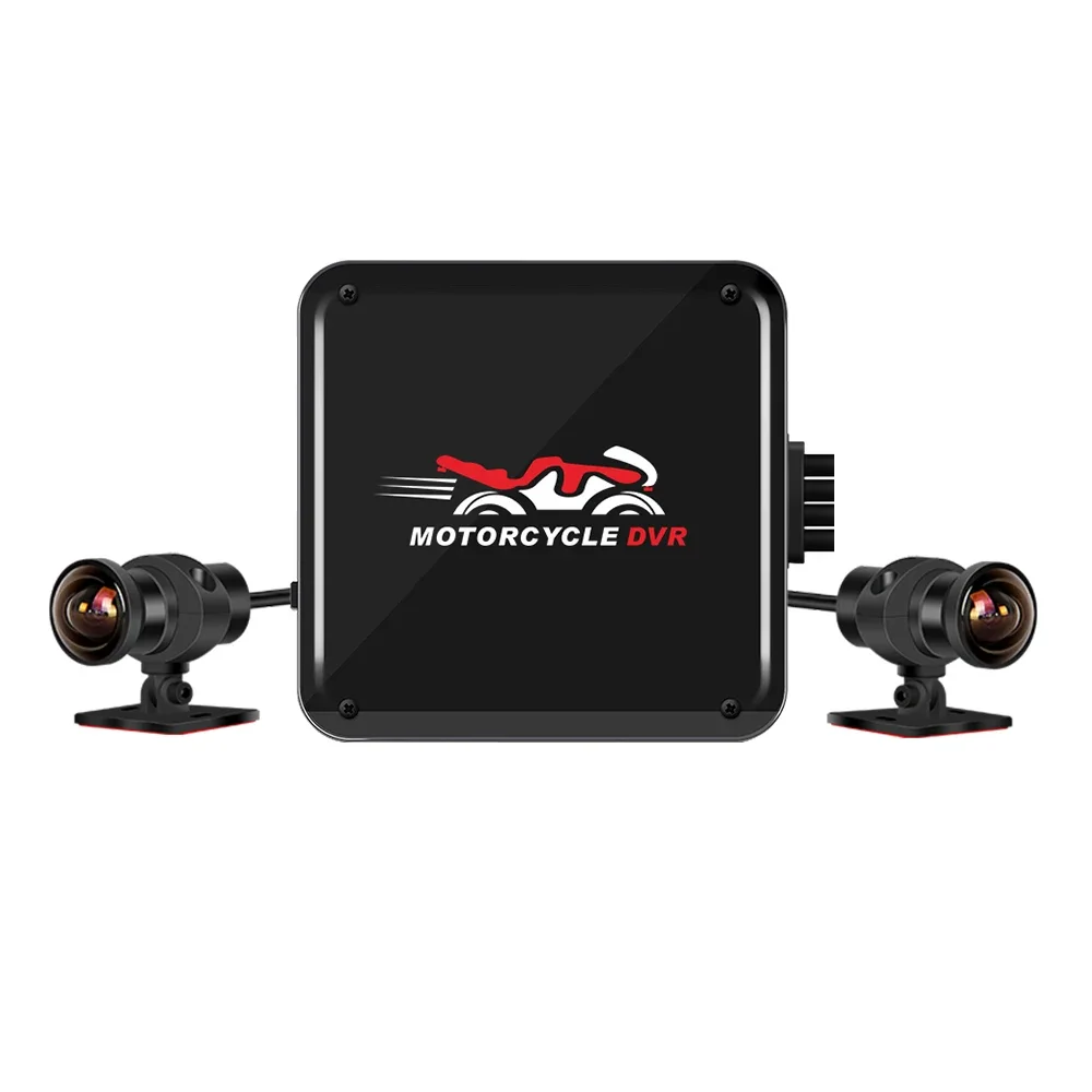 

No Screen IPX7 Waterproof 170 Degrees Fisheye Ultra Wide View Dual lens Camera Motorcycle DVR