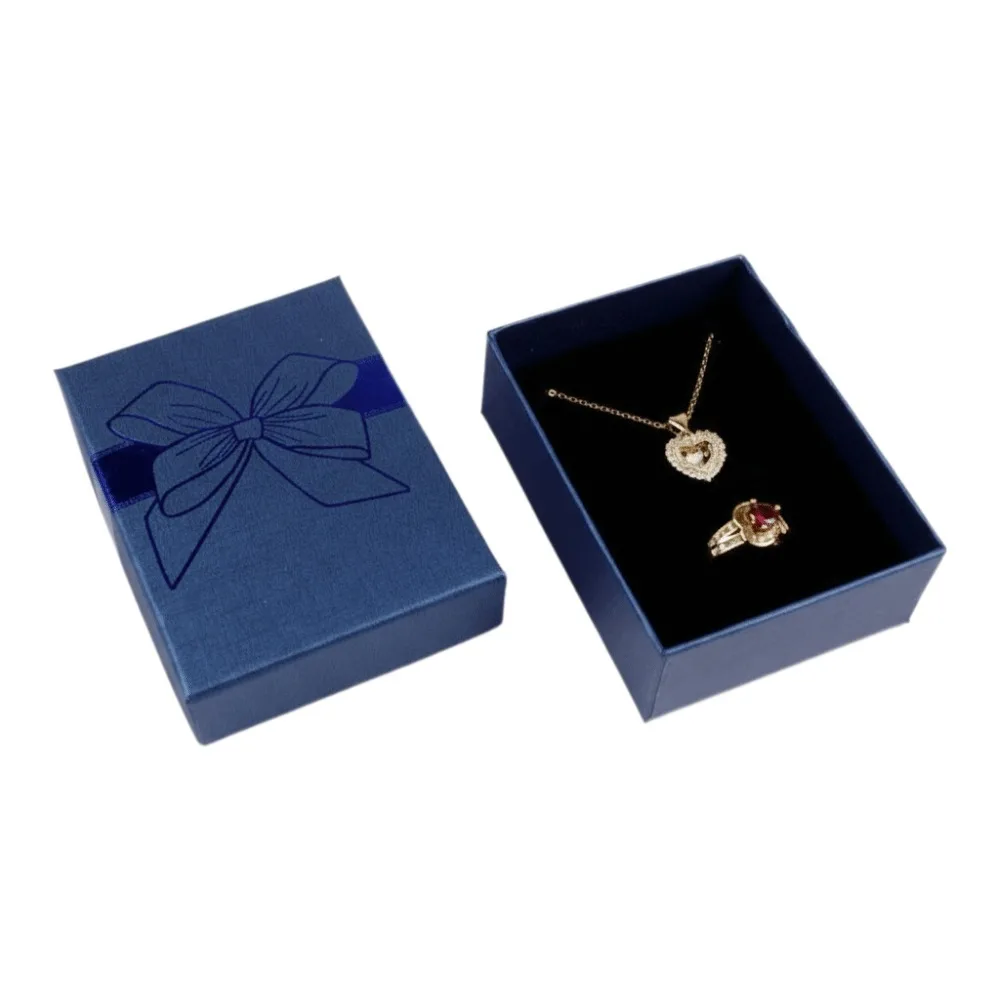 

Красивая шкатулка-органайзер для украшений с бантом, контейнер для хранения, подарочная шкатулка для ювелирных изделий с тиснением