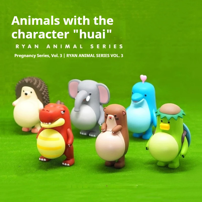 

Очаровательные фигурки животных, креативный подарок, модная слепая коробка, игрушки, серия для беременных женщин, коллекционные статуи третьего выпуска