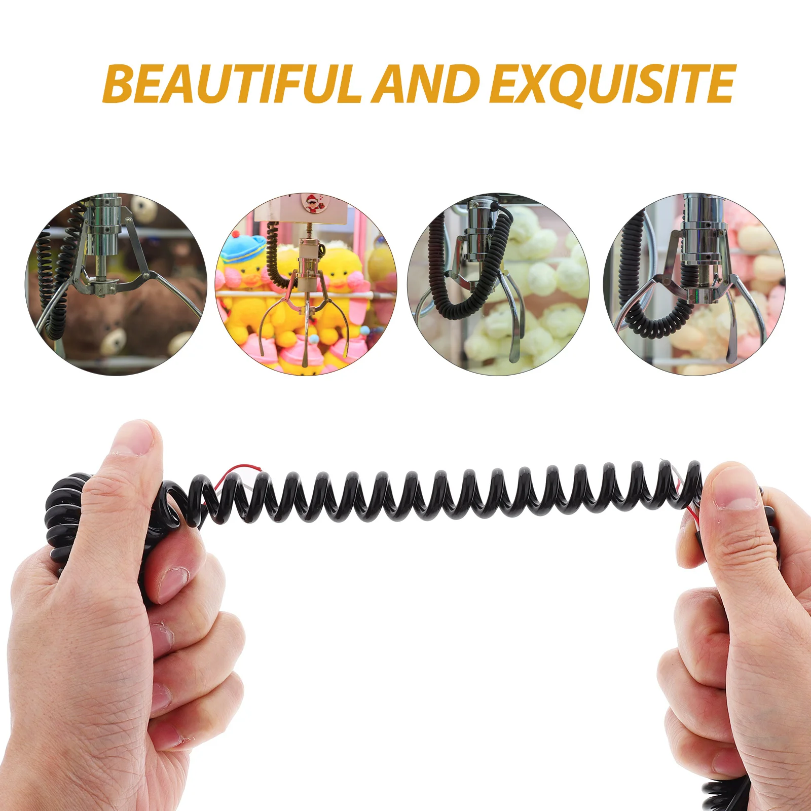 

Claw Machine Spring Coils Replacement Gripper Wire For Vending Machine Durable Connecting Wire Easy Replacement Parts