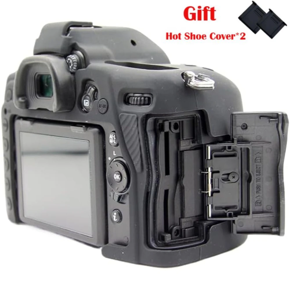 

Protective cover silicone cover Camera Bag For Nikon D780 SLR Camera Cover, Liner Bag, Anti-knock, Anti-wear + Hot Shoe Cover