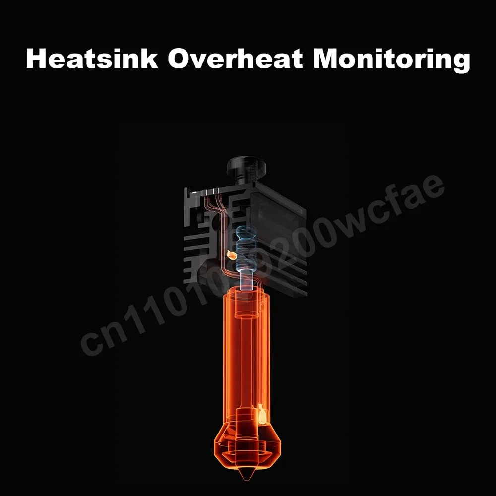 Original H2C Induction Hotend Right Standard Flow High Flow Bambulab H2C Hotend 0.2/0.4/0.6/0.8mm 3D Printer H2C Accessories