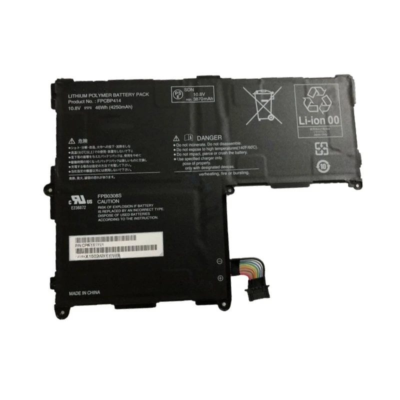 FPCBP414 FPB0308S بطارية الكمبيوتر المحمول لفوجيتسو أنيق Q704 CP642113-01 FPCKE077 01A-X150330000418X 10.8V استبدال البطارية