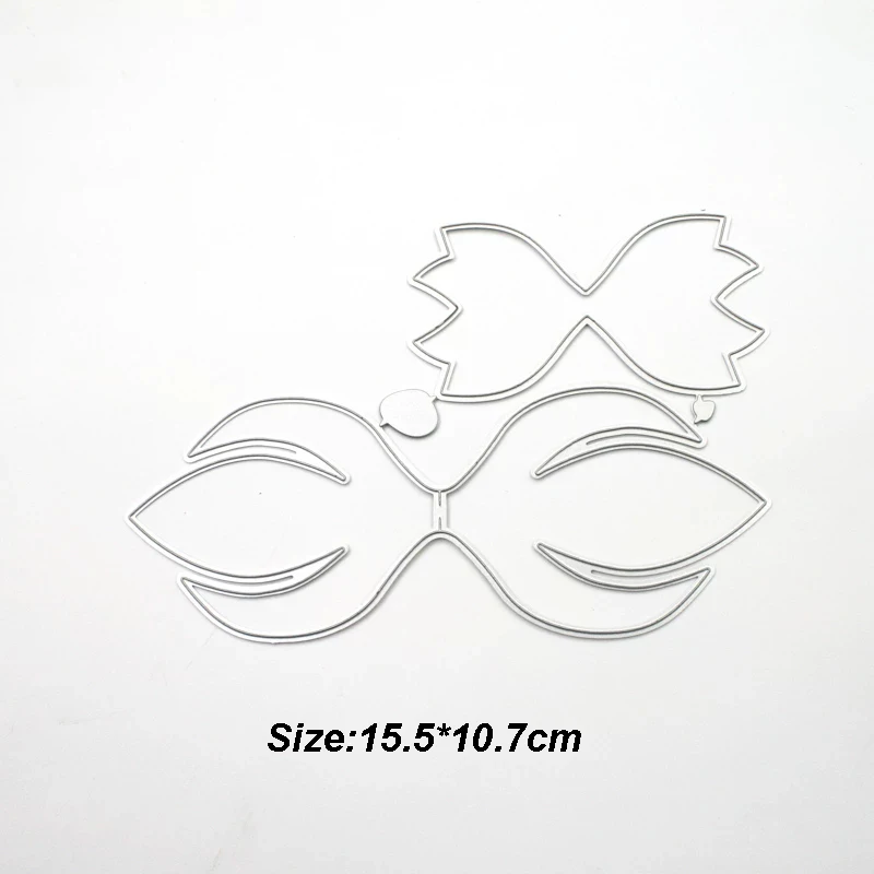 Beautiful Cutting Die Bow Template Metal Cutting Dies Scrapbooking DIY Crafts Stamps Die Cut Embossing Card Make Stencil Frame