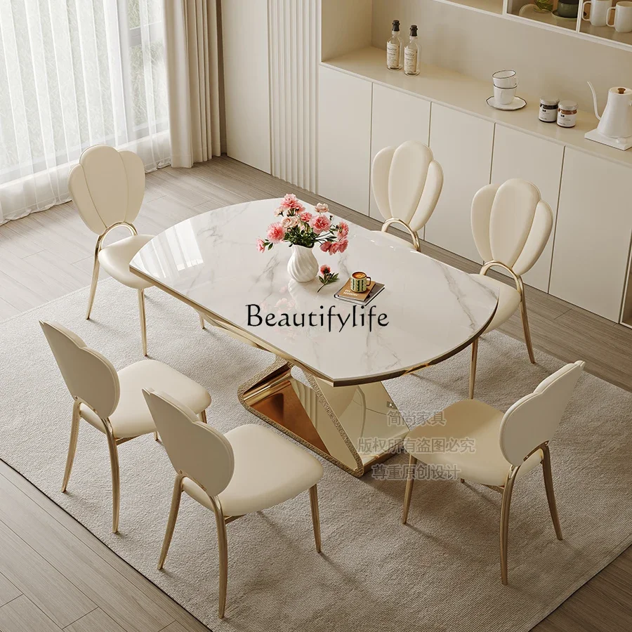 

yj19 Modern simple light luxury household small apartment telescopic square and round dual-purpose new induction cooker round ta
