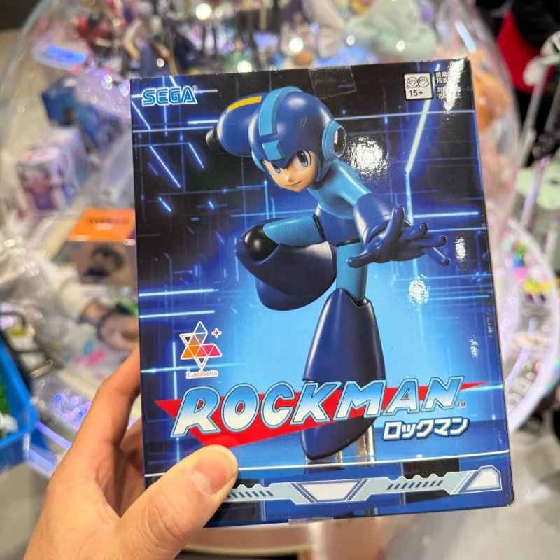 Em Estoque: Figura de Ação Sega Original Luminasta Mega Man Jingpin, Modelo de Coleção Precioso, Ótimo para Presentes de Aniversário