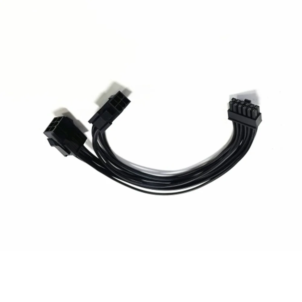 Cable de alimentación de tarjeta de vídeo GPU dual de 6 pines a Mini 12 pines para RTX30 Series 3070 3080 3090, 7,8 pulgadas (20 cm)