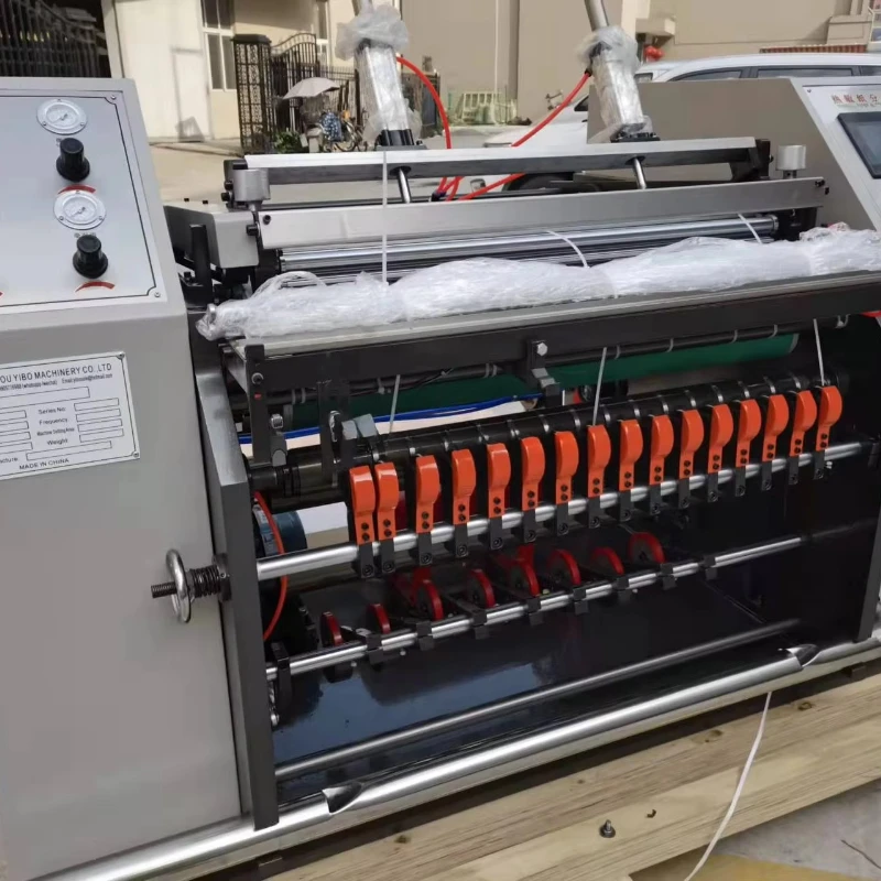 Custom Roll Thermal Paper Slitting And Rewinding Machine Multi-functionCash Register Paper Slitting Machine Precision Slitting