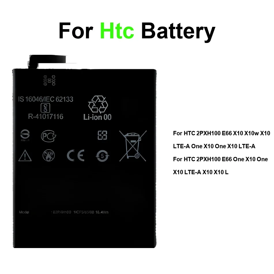 

B2PXH100 ( Black Version ) B2PXH100 ( White Version ) For Htc One X10 Lte-a 2pxh100 E66 x10w Lte Battery