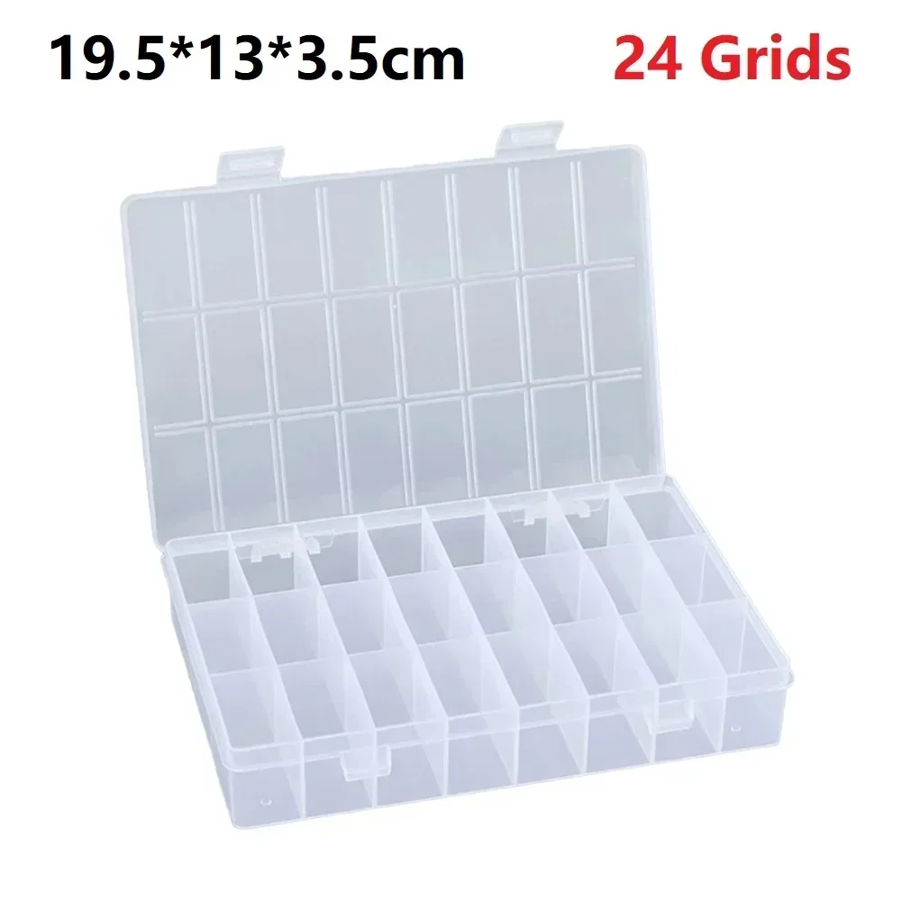 Craft Parts Electronic Parts Storage Box Plastic Box Clear Compact Light