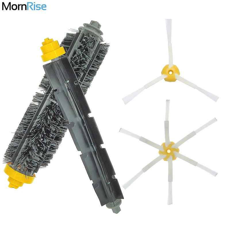 Replacement Brushes For iRobot Roomba 770 780 790 675 690 700 600 Series Bimaterial Brush Robot Vacuum Cleaner Spare Parts