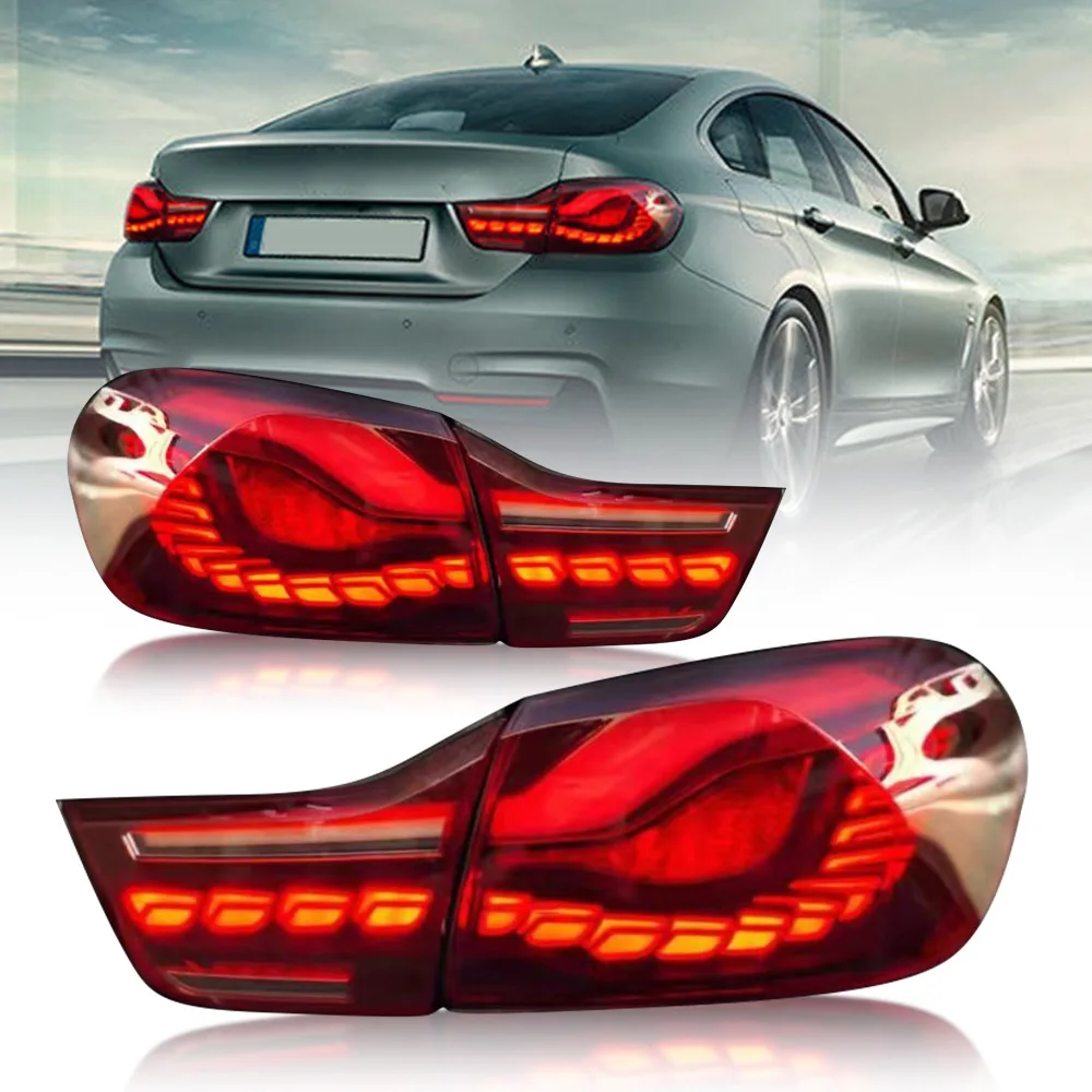 

Задний фонарь F32 для BMW серии 4, задний фонарь в сборе F32 F82 F83 F36, модифицированный светодиодный задний фонарь M4 GTS с чешуей дракона