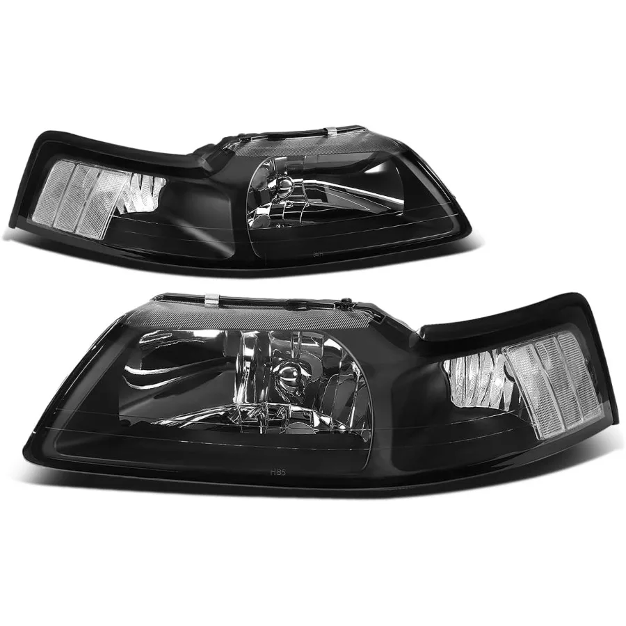 

Black Housing Headlights Replacement for 9904 Mustang HighPerformance LED Lighting Upgrade with Durable Black Finish Ideal for