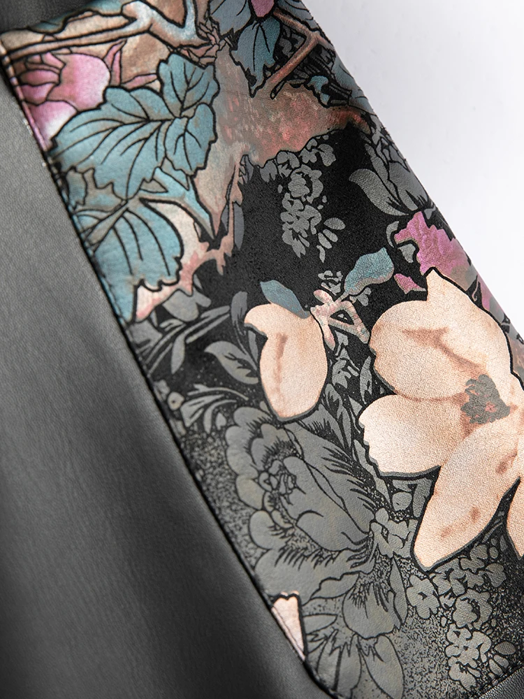 Nuovo Cappotto Invernale da Donna in Pelle di Pecora a Mezza Lunghezza, Slim Fit, con Bottoni Decorativi, Stile Commuter