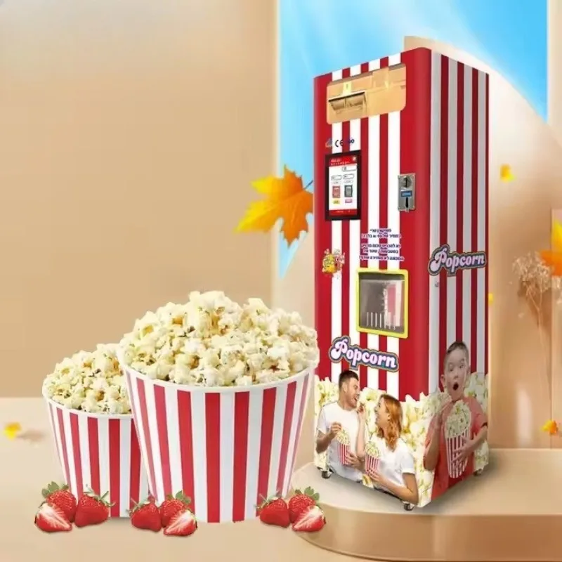 Automatic 2-Flavor Commercial Smart Touch Screen Snack Food Popcorn Vending Machine