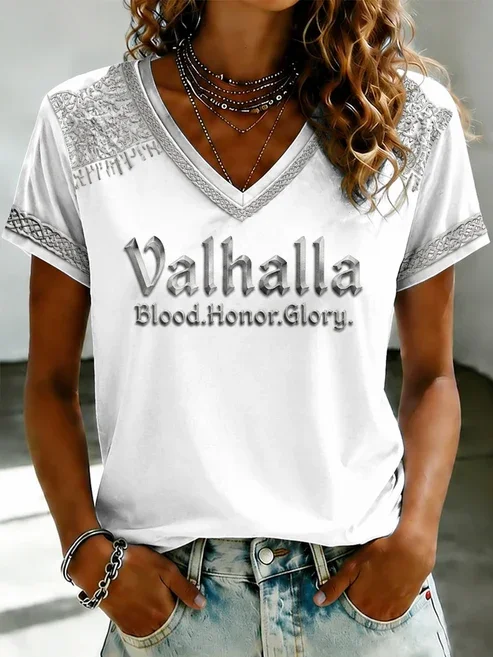 2027 Summer New Style Men's Vintage Viking Style 3D Printed Outdoor Sports Breathable Quick-Drying T-Shirt Family Couple Version
